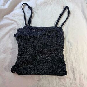 Black sparkly top